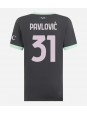 AC Milan Strahinja Pavlovic #31 Kolmaspaita Naisten 2024-25 Lyhythihainen